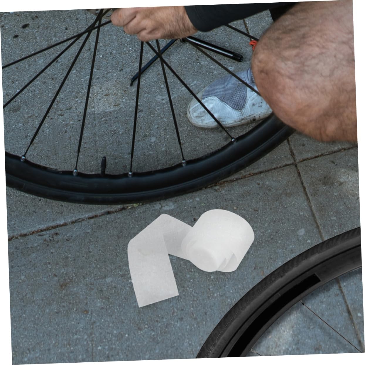 Hemoton 2 Rolls Puncture Tape for Bicycle Tires Durable Rim Strips for Mountain and Road Bikes Lightweight Tire Protector Liner Compatible Easy to Install