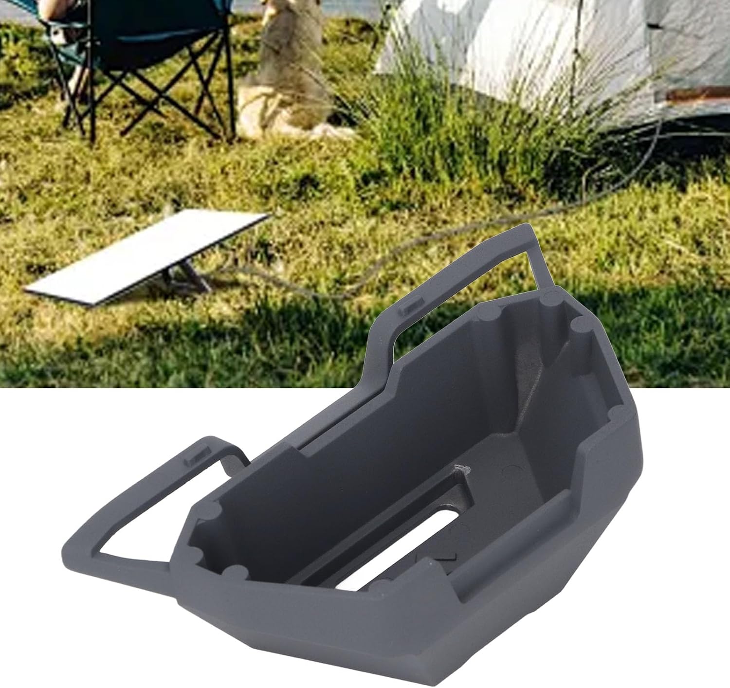 Jeffergarden Mobility Mount for Mini Dish, Aluminum Alloy Anti Theft Car RV Yacht Roof Dish Antenna Mounting Kit with Anti Separation Structure, for Standard Mini Antenna