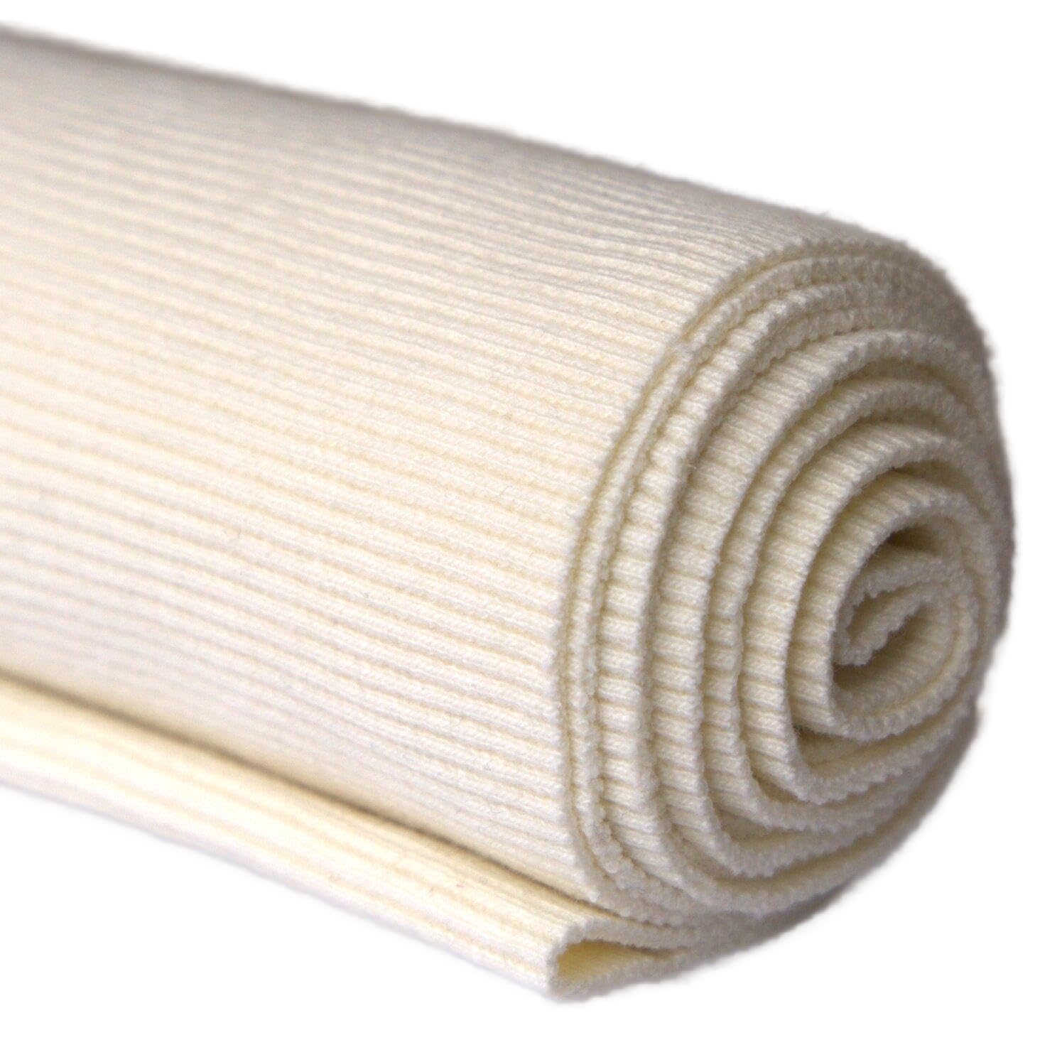 TinaKim Ribbing, for Waistbands Neckbands Cuffs Jacket Hoodies Sewing Material (43x8in, 48 Beige)