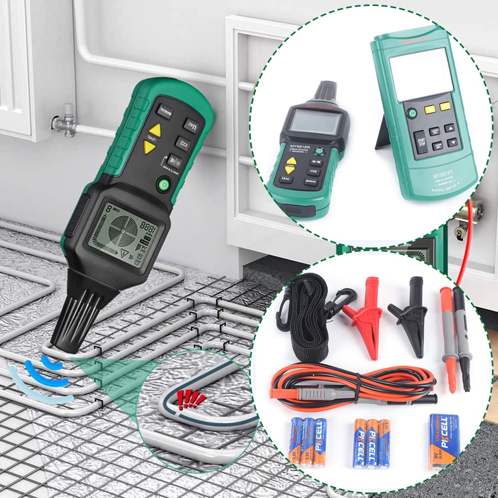 Detector de cables, buscador de cables, buscador de cables, buscador de cables, buscador de cables MY6818, cable detector de señal AC/DC 12-400 V