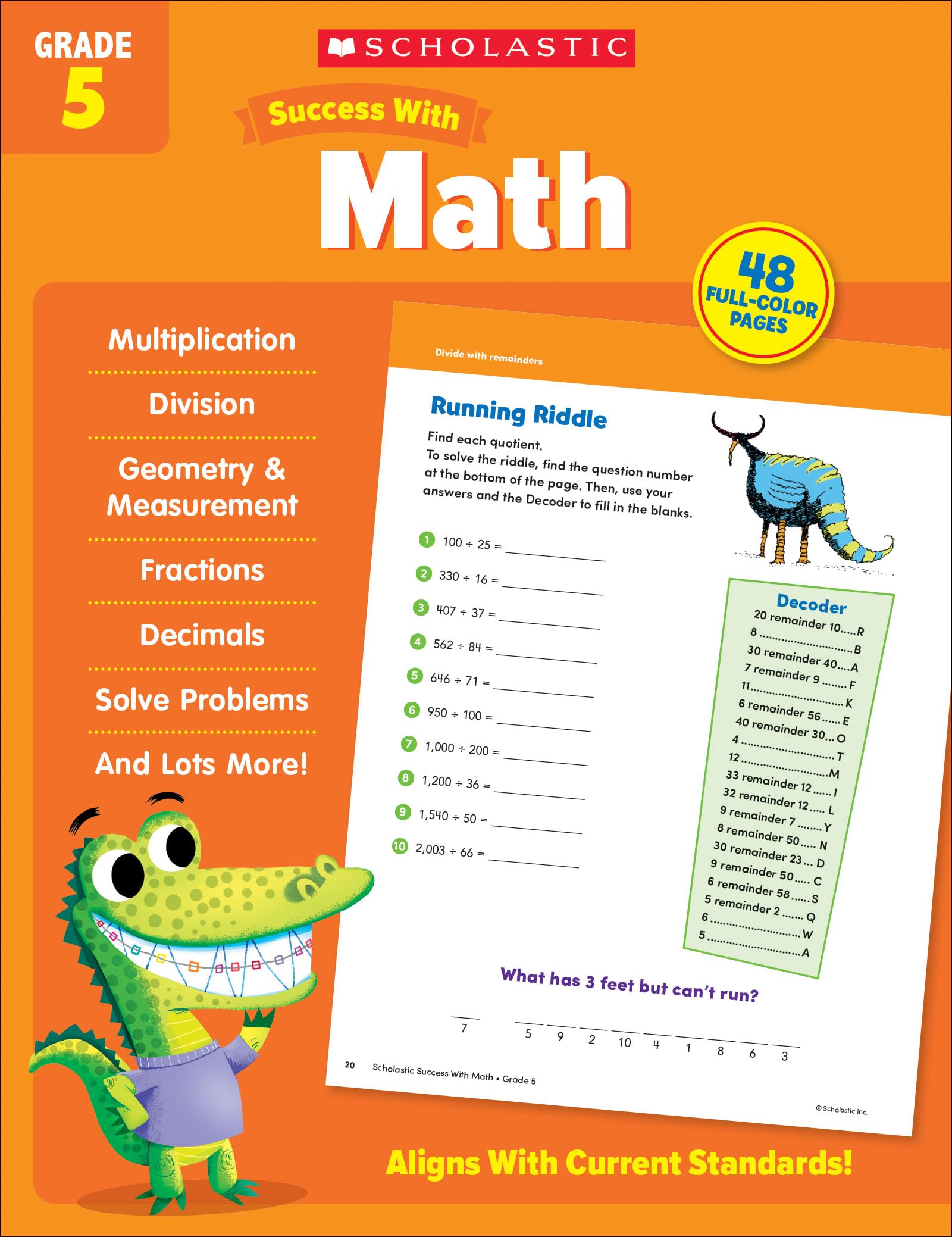 Scholastic Success with Math Grade 5 Workbook