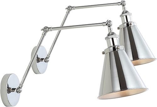 JONATHAN Y JYL7460A-SET2 Rover - Lámpara de pared LED industrial de 7 pulgadas con brazo ajustable de metal rústico bohemio de 2700 K LED de 4 W