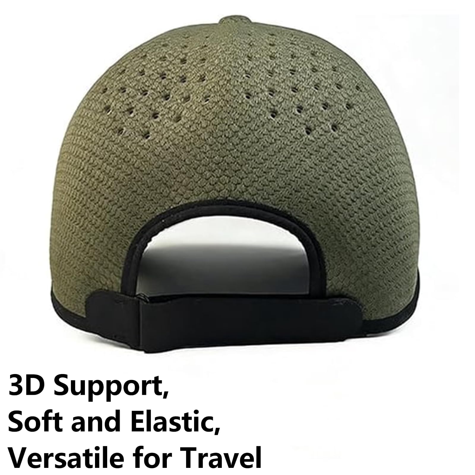 Berretto da baseball sportivo senza cuciture, pieghevole, leggero, ultra traspirante, ad asciugatura rapida, per viaggi, golf e tennis, unisex