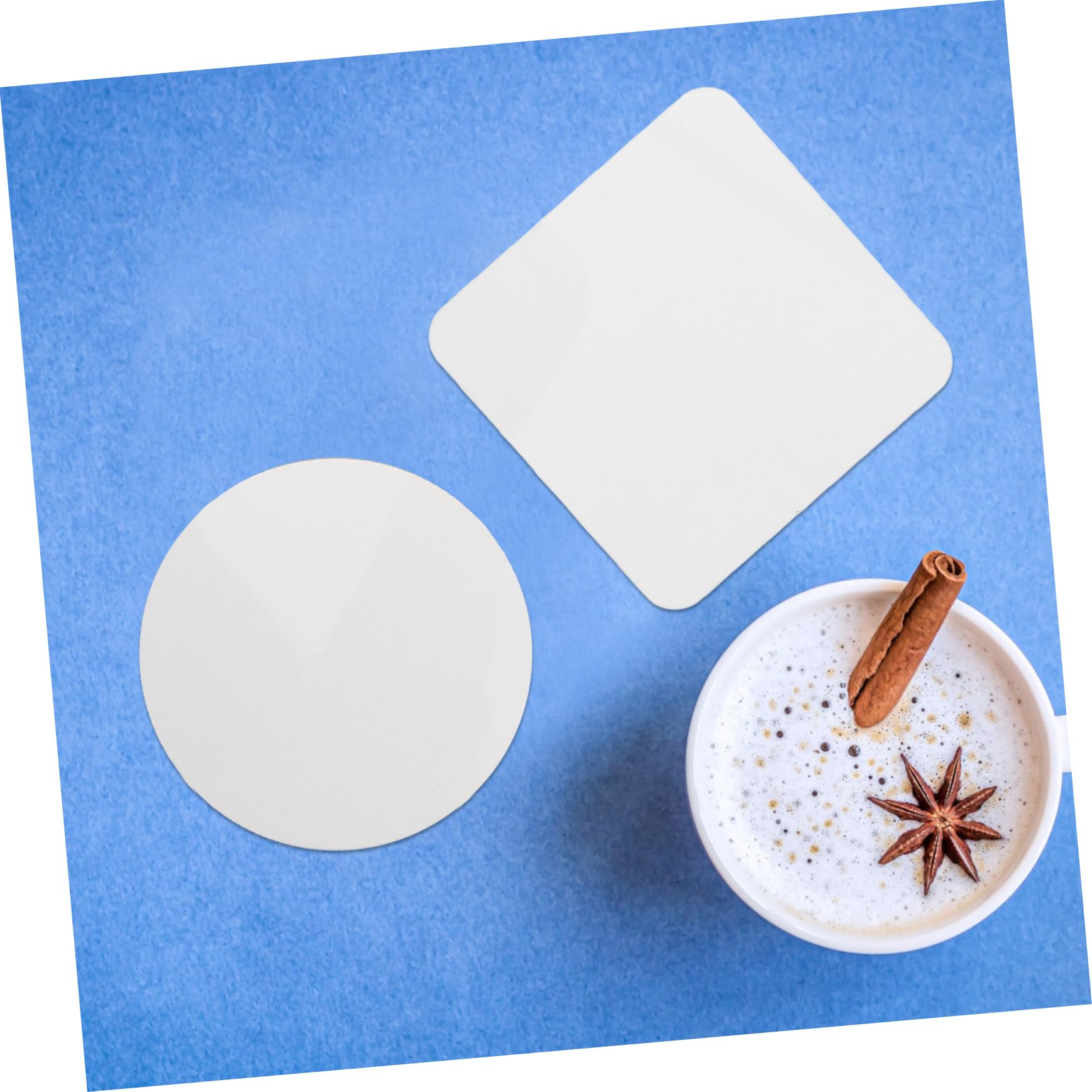 Ciieeo 24piezas Posavasos De Corcho para Sublimación Unidades Protección para Superficies para Manualidades y Decoración