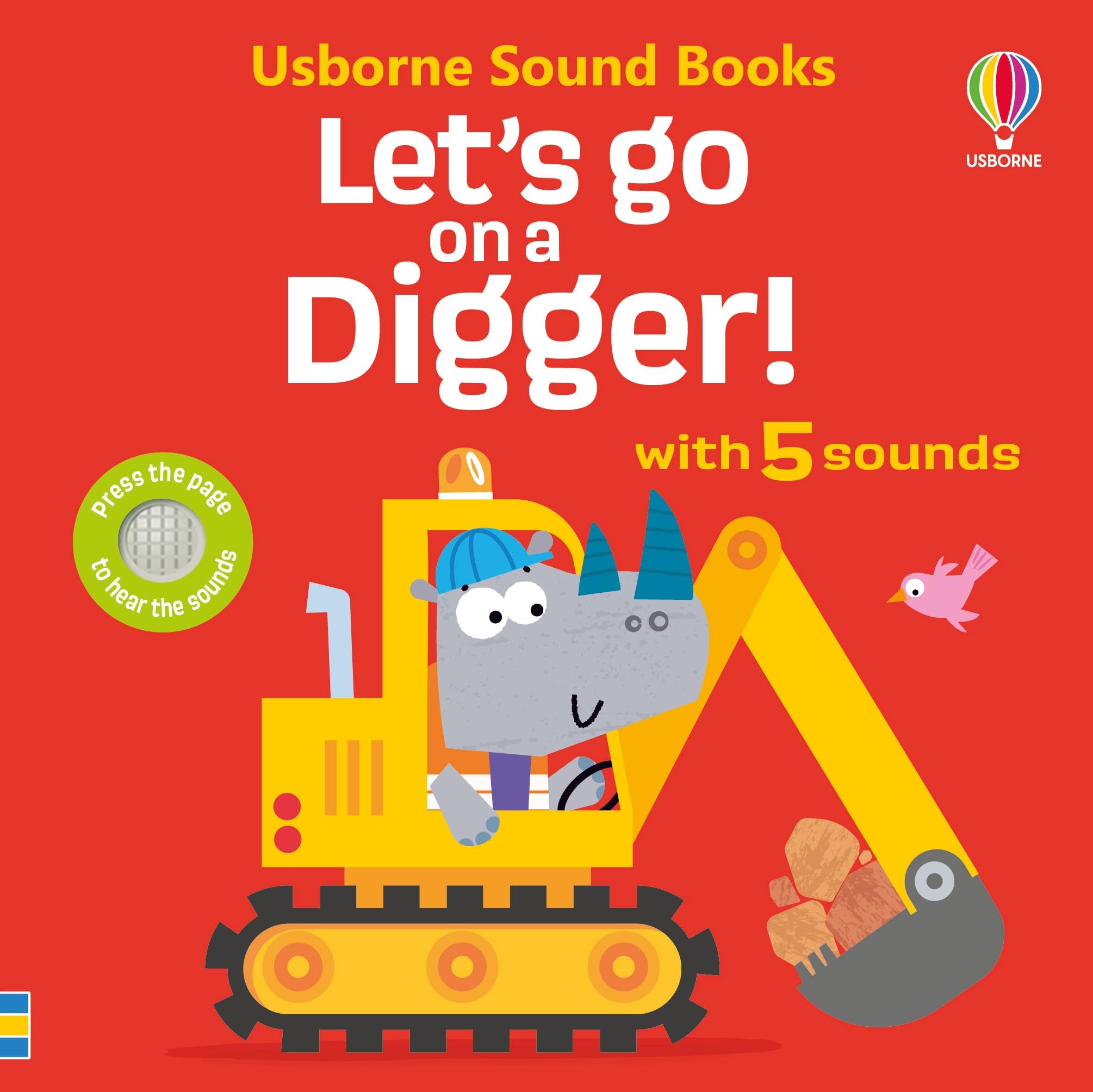 Let's go on a Digger (Let's Go Sounds). Taplin, Taplin, 9781805314509 New**