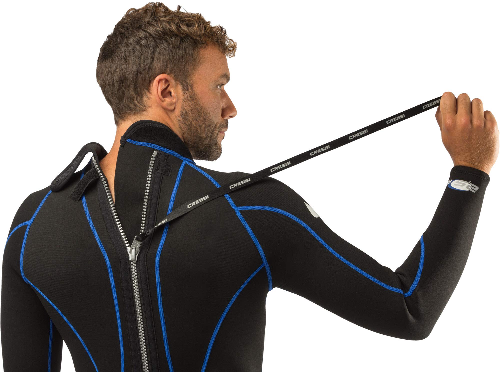Cressi Maya Man Monopiece Wetsuit 2.5 mm, Muta Monopezzo Neoprene Ultrastretch Uomo