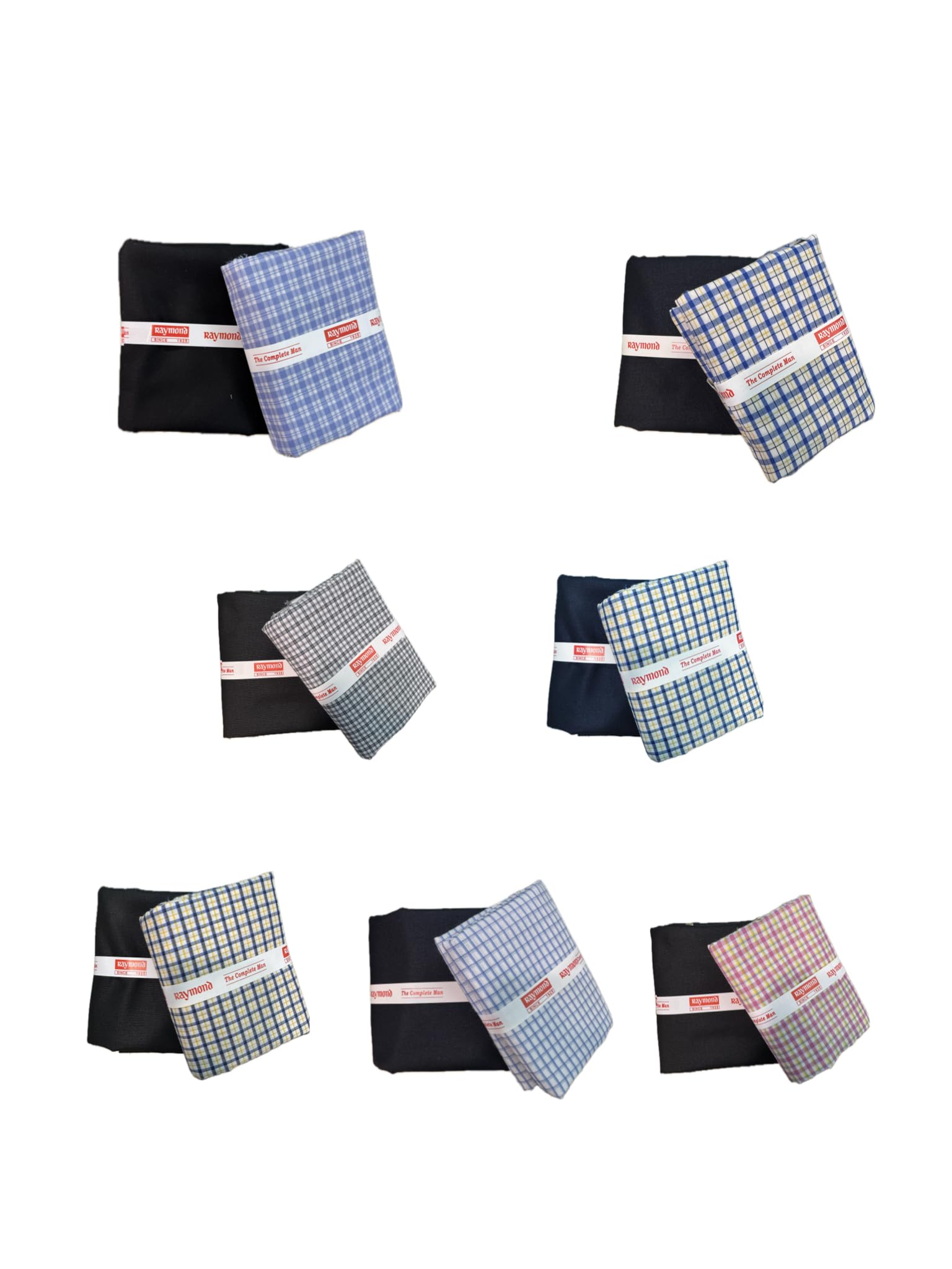 Trouser Shirt Fabric Combo Box (Multicolour, Unstitched, All Weather Fabric) (MULTICOLOUR, PACK OF 7)-image-16