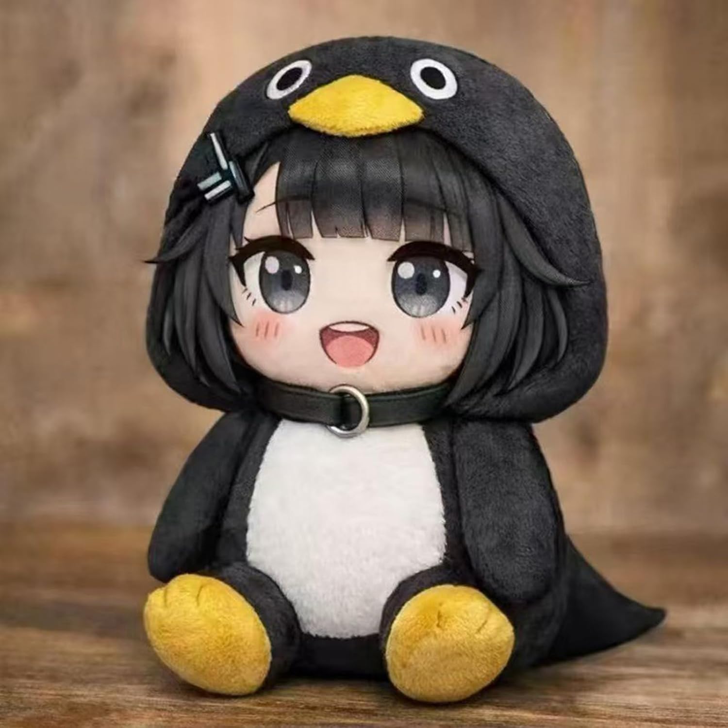 Goo Goo Gaga Pen-guin Plusz, 9,8 cala Anime Game Gugu Gaga Pen-guin Rysunek, śliczna pluszowa wypchana lalka-zwierzę, kolekcjonerskie dekoracje do domu, biura, dzieci i dorosłych
