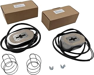 2 Pack of 8,000 lb, 10,000 lb, 12,000 lb, and 15,000 lb Axle Trailer Brake Magnet Kits - 12 1/4" X 3 3/8"-5" Backing Plate