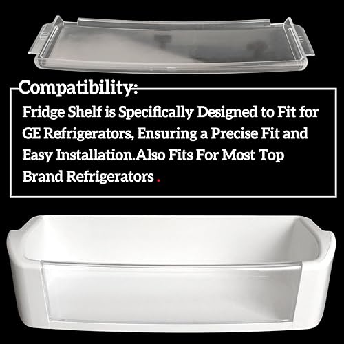 Miniatura 7 de Reemplazo del estante de la puerta del refrigerador para GE refrigerador estante Trim (transparente) WR71X10761 WR71X10289 Insertar piezas del módulo