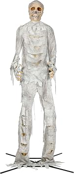 Gemmy 12FT Short Circuit Mummy Animatronic | Halloween Decoration with Flashing Lights, Motion, Sound for Indoor/Outdoor Display