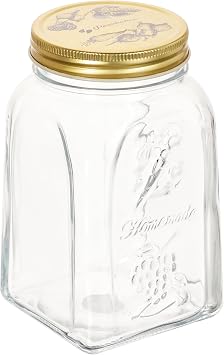 PAŞABAHÇE Homemade Metal Lid Jar, 1000cc