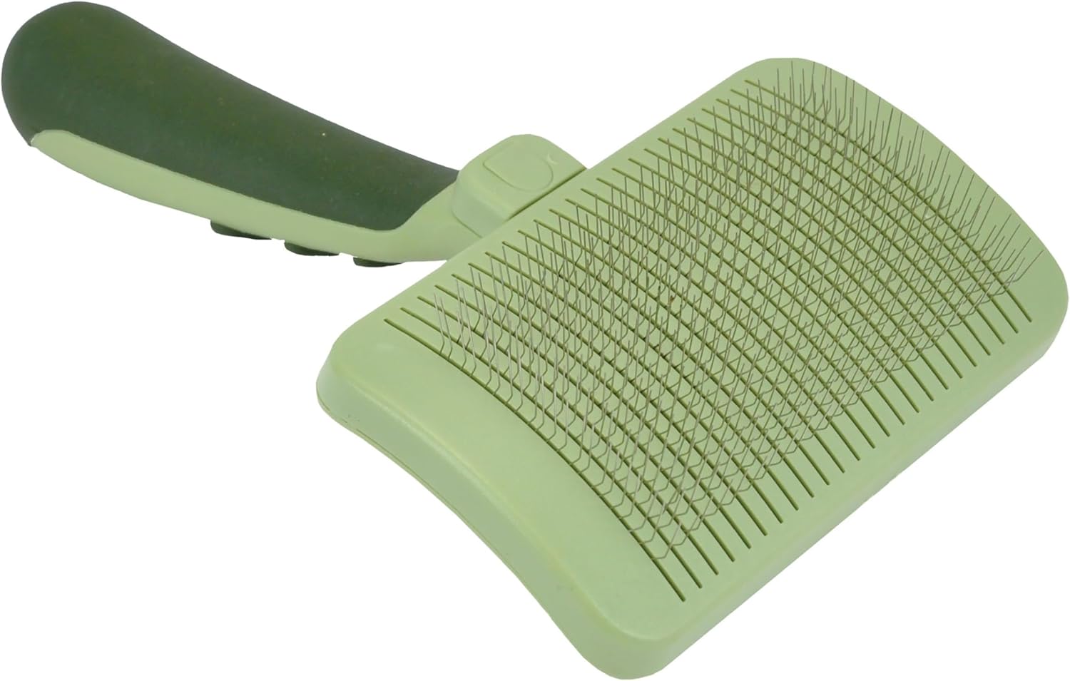 Coastal Pet Safari Self-Cleaning Slicker Brush for Dogs - Deshedding Tool Prevents Mats, Short & Long Hair, Large 8x4.5"