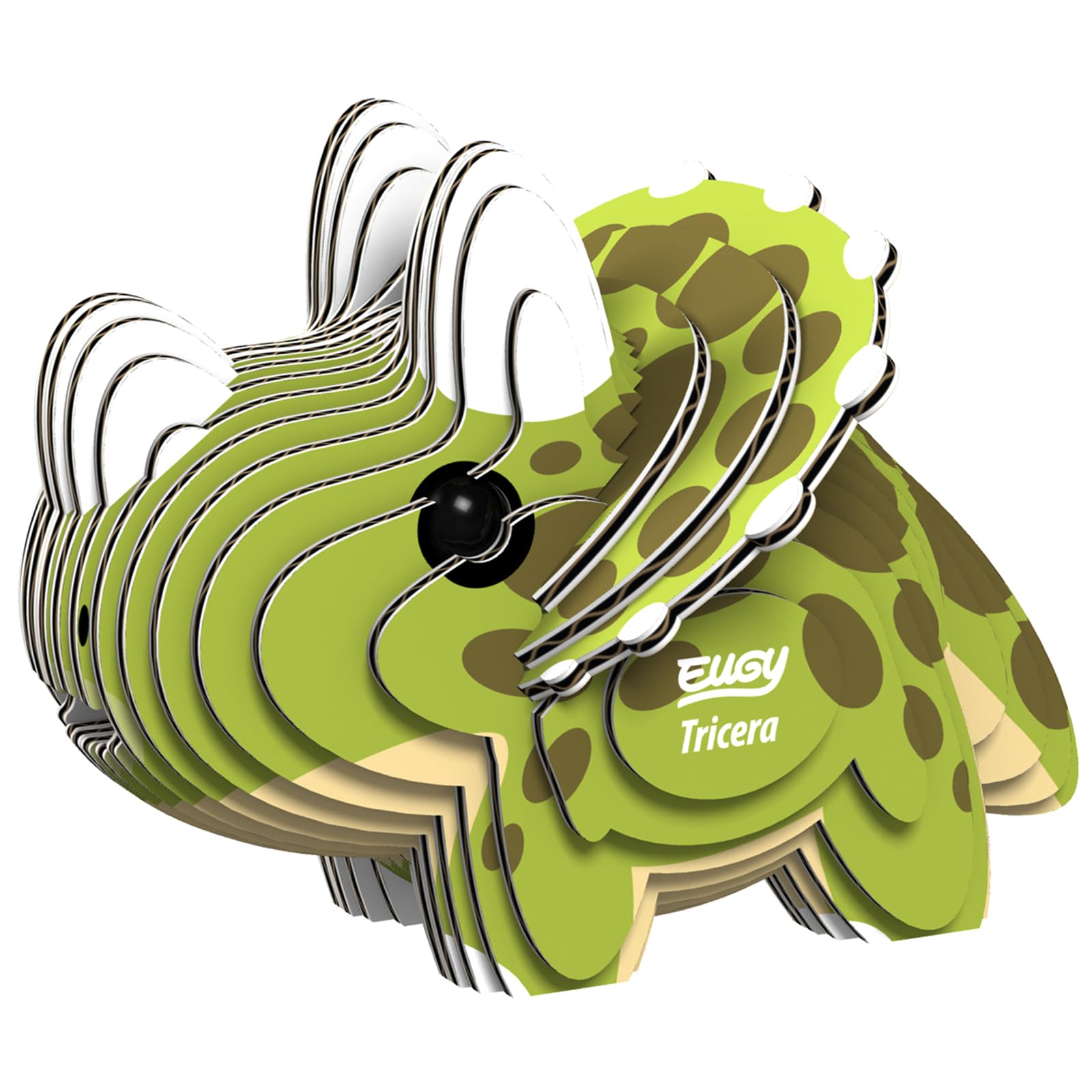 EUGY Eco-Friendly 3D Paper Puzzle (Triceratops)