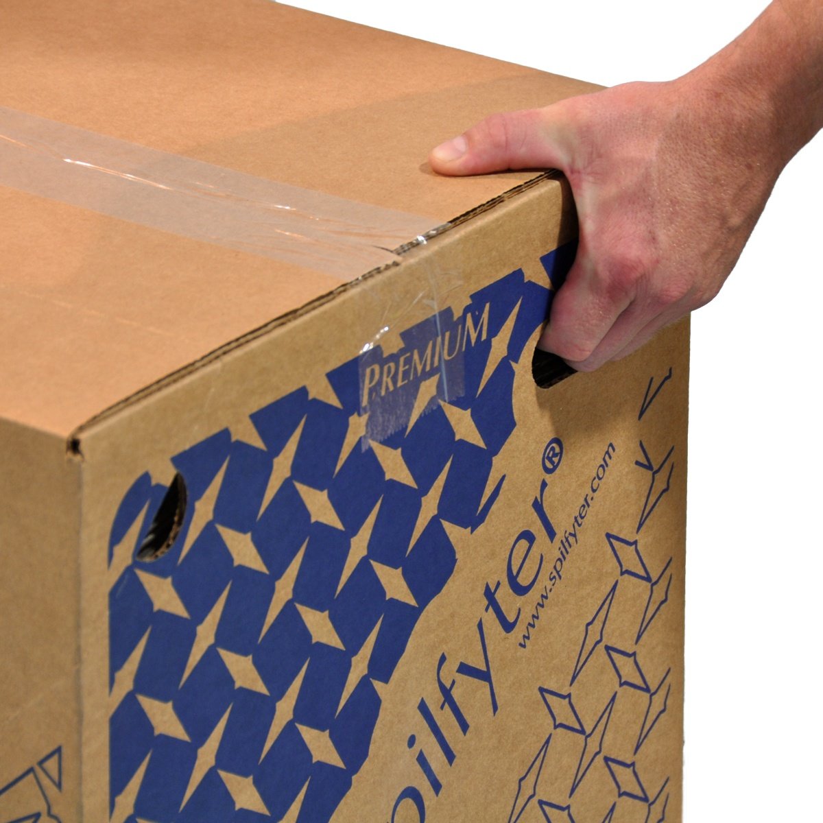 Spilfyter S2-70 Yellow Hazmat Premium Single Weight Sorbent Pad, 18