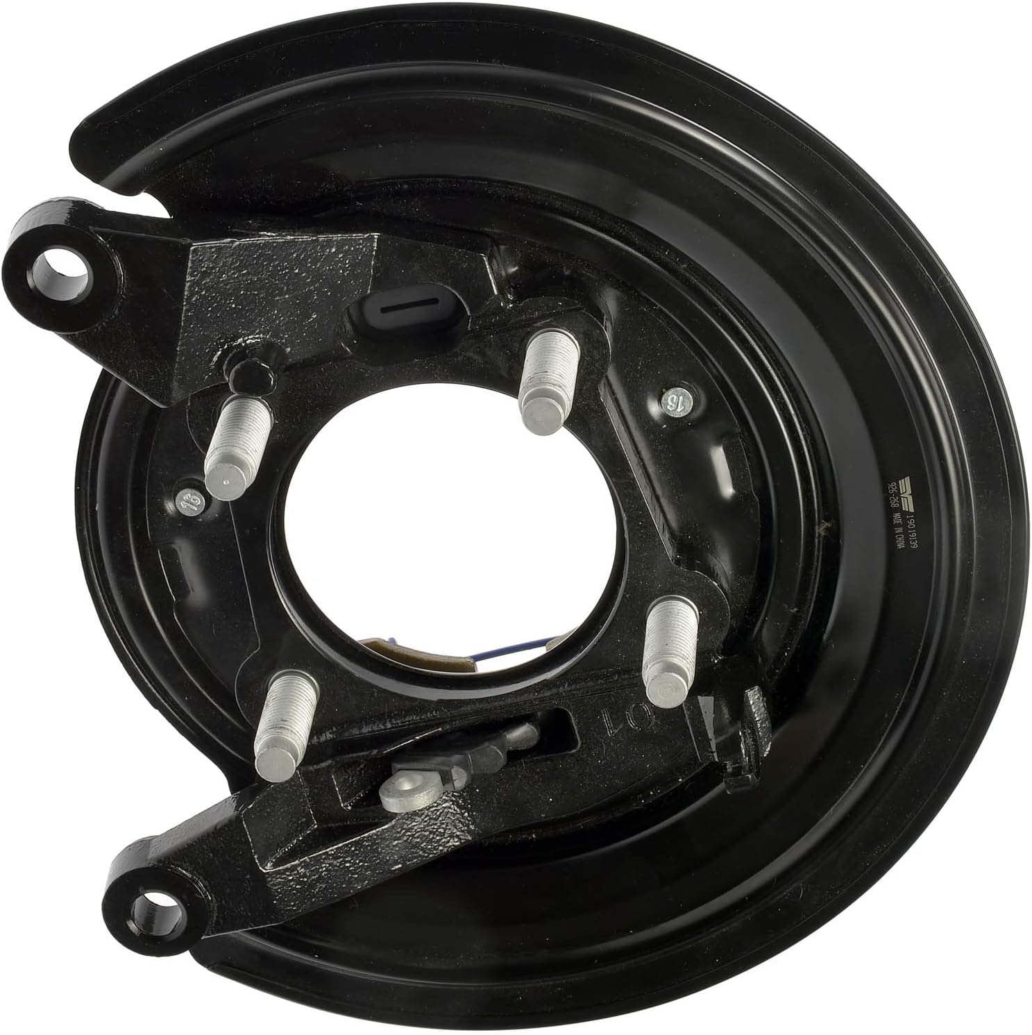 APDTY 158918 Rear Loaded Parking Brake Backing Plate Assembly