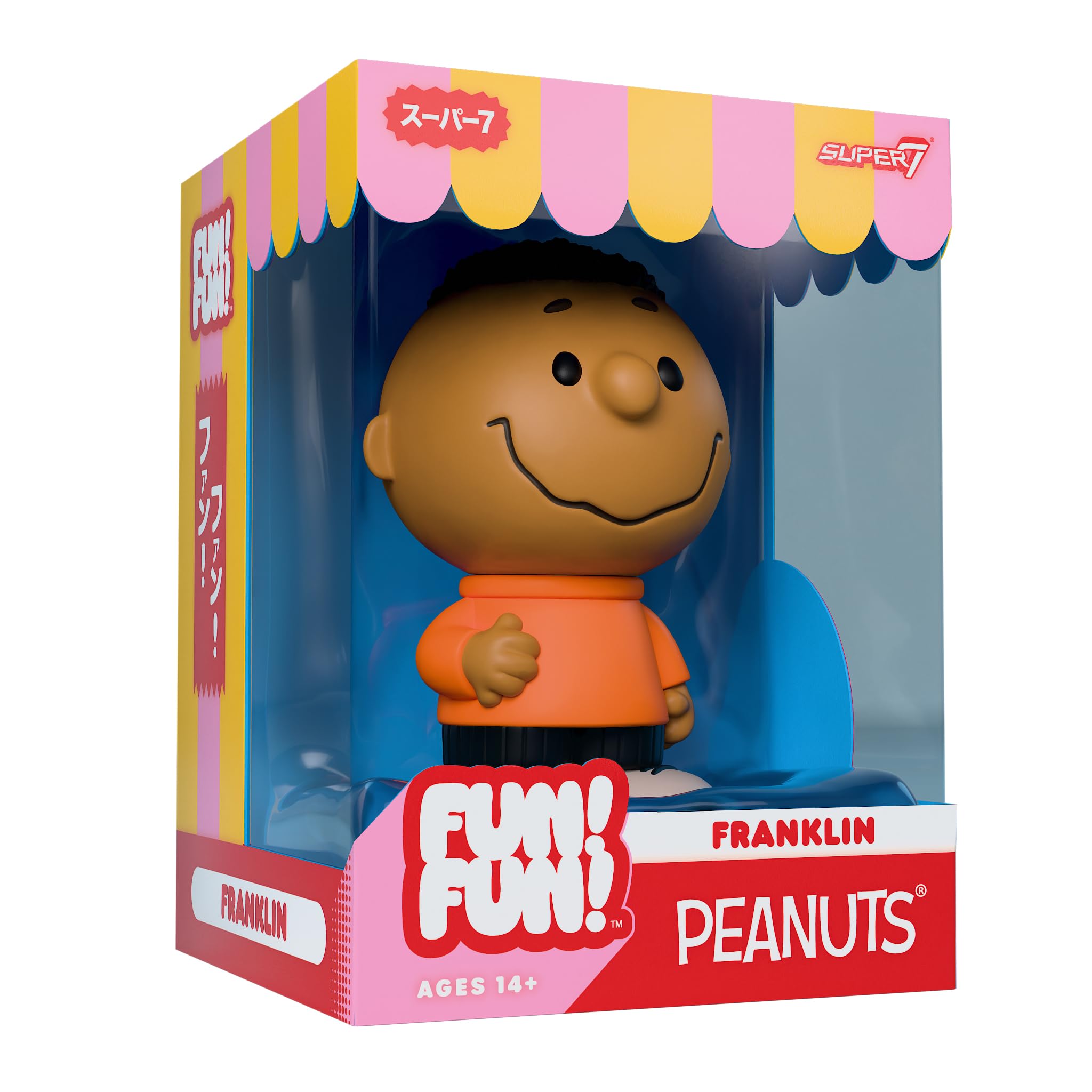 Amazon.com: Super7 Fun! Fun! Peanuts Franklin Vinyl Figure - 5