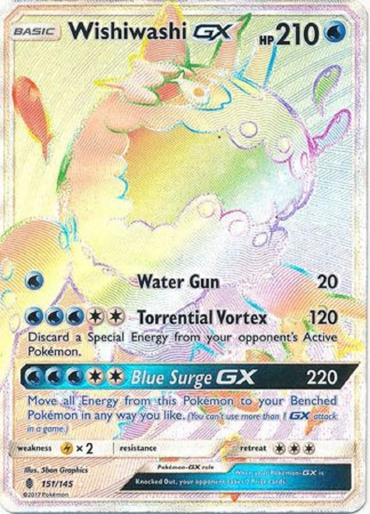 Wishiwashi-GX - 151/145 - Secret Rare