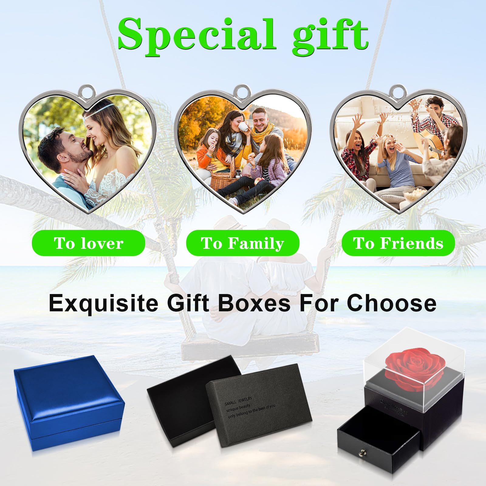 HYPERFOLD Llavero personalizado de doble cara con imagen, grabado personalizado, texto, regalos personalizados para hombres y novios