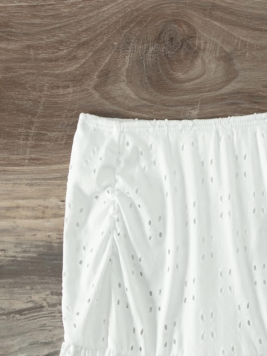 SweatyRocks Women's Ruffle Swim Skirts Eyelet Low Rise Bikini Swimsuits Bathing Suit Bottoms - Image 3