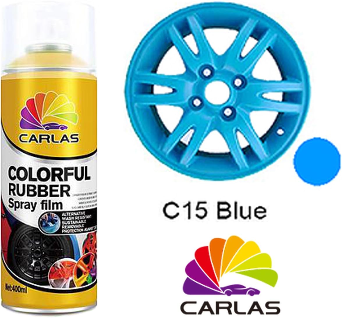 Carlas 'COLOURFUL RUBBER' Spray Paint - BLUE 400ml Can