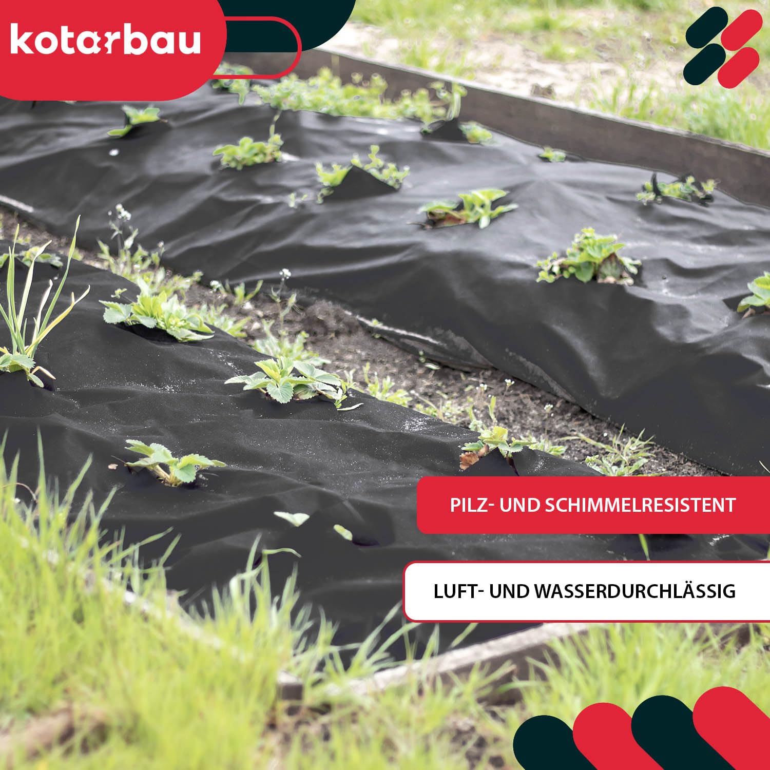 Membrane De Protection Contre Les Mauvaises Herbes Tissée - 2 M X 10 M