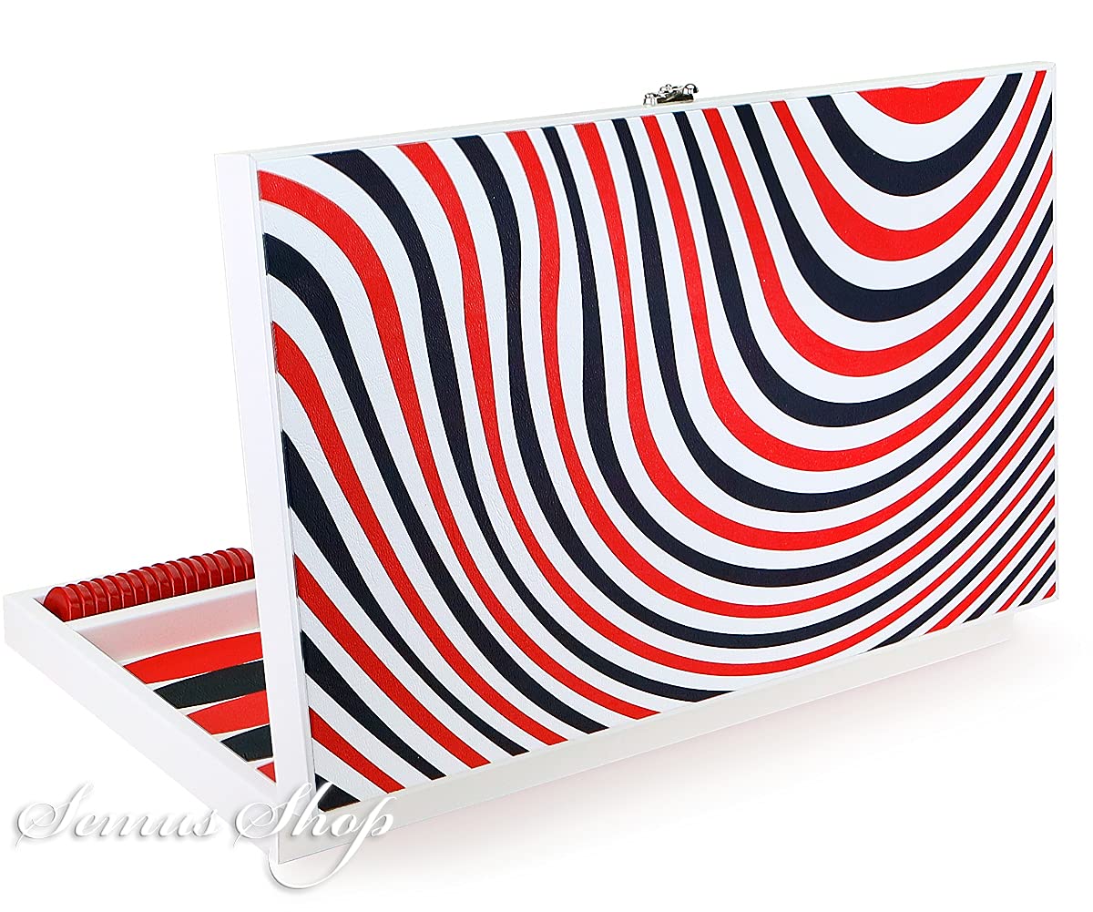 Luxus Designer Backgammon Tavla XXL Gesellschaftsspiele Illusion