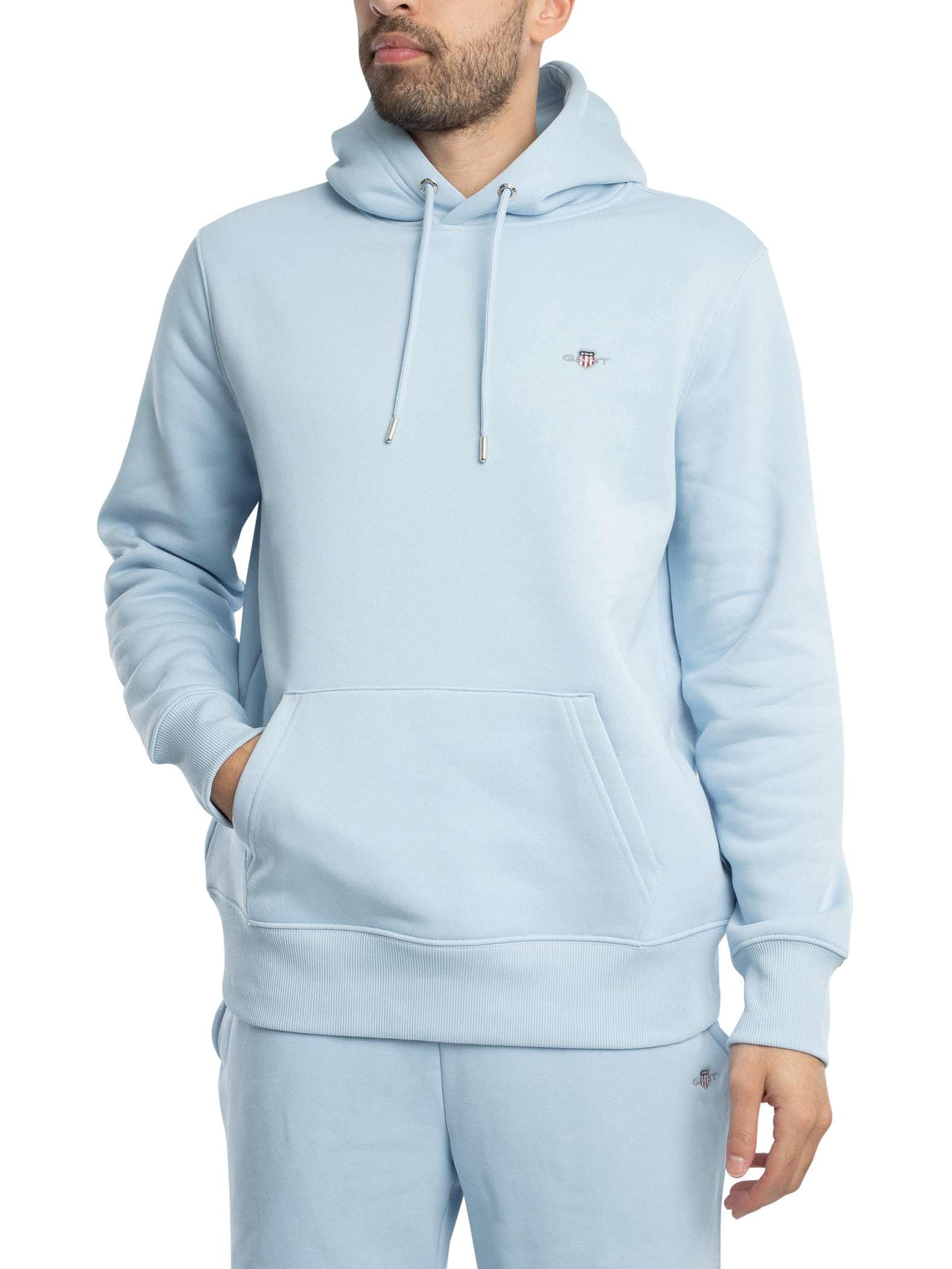 GANT Herren Regular Shield Pullover-Hoodie, Bubbelgum Pink