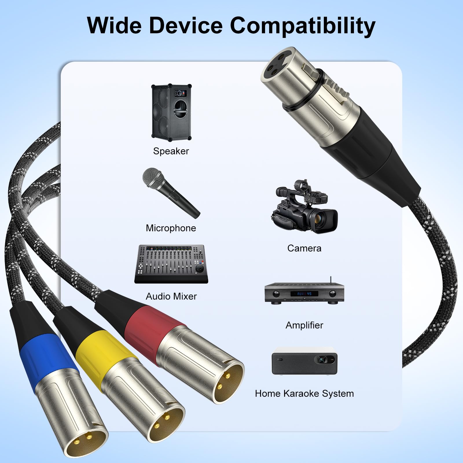 J&D XLR Splitter Cable - Image 2