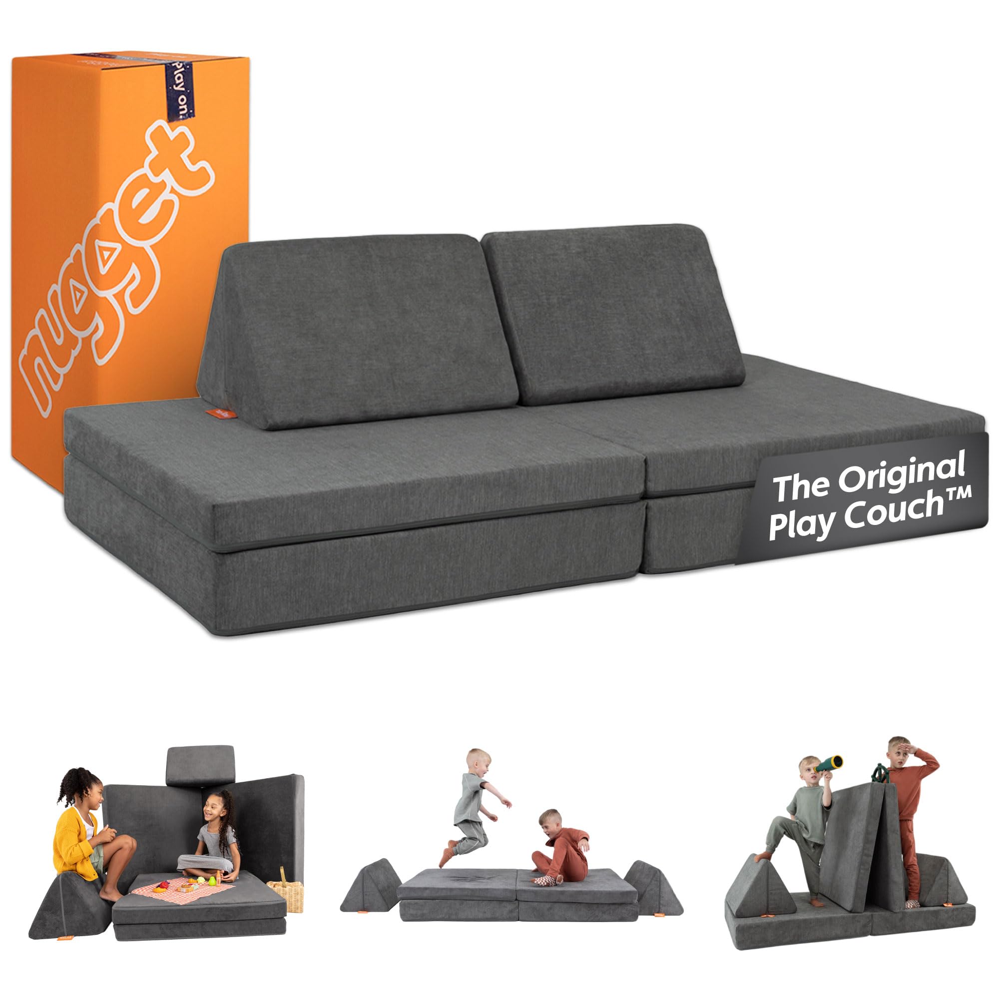 Nugget - The Original Play Couch for Kids - Modular Foam Children's Sofa