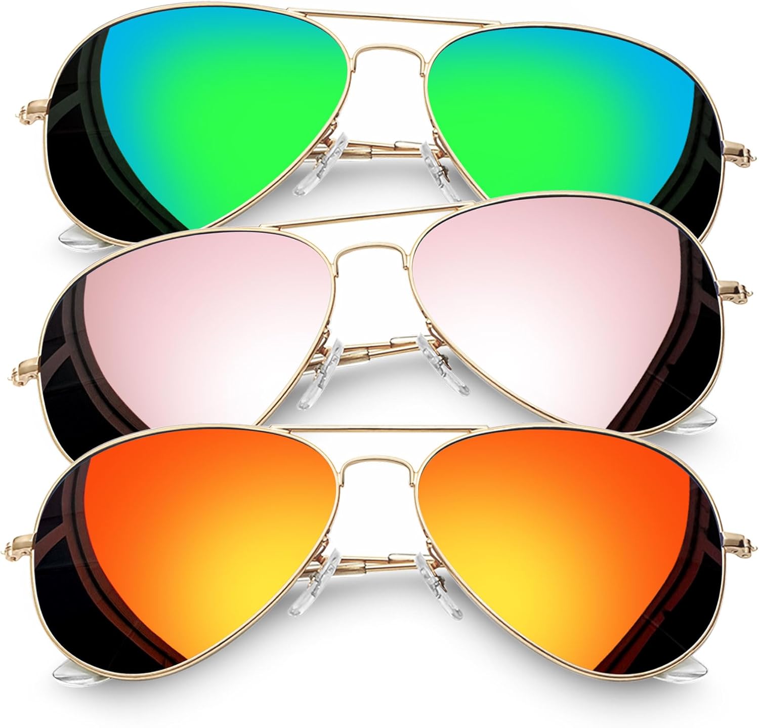 Joopin Bulk Trendy Aviation Sunglasses Polarized UV Protection Retro Sun Glasses Cool Sunnies Fashion Shades