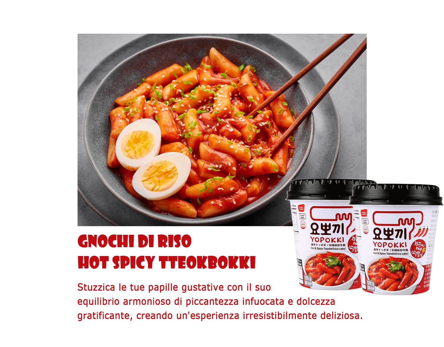 MiFan Tteokbokki Box – Cup di Gnocchi di Riso Coreani Istantanei | Gusti Misti a Scelta – Cibo Coreano Originale in Cup – 4 o 8 Porzioni (8 Pezzi, MAXI 4 Gusti (8x))