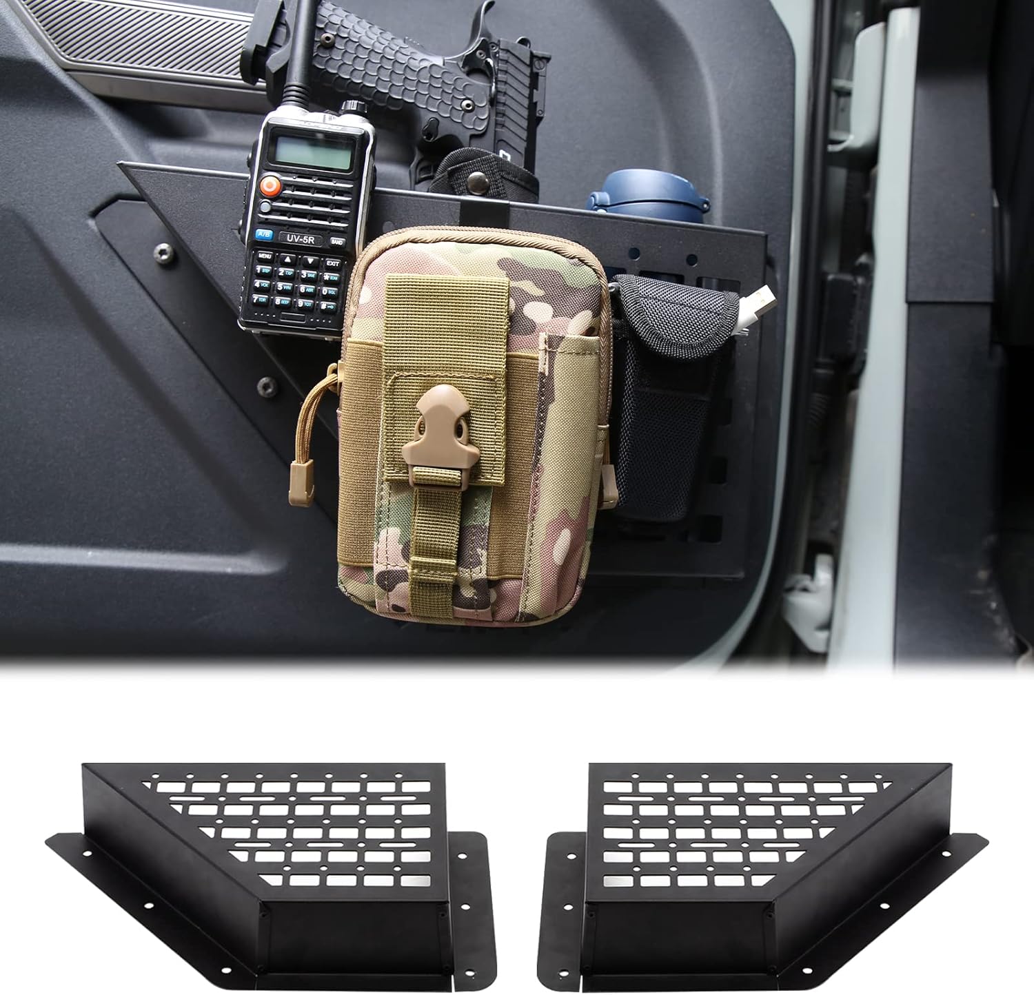 MAIKER OFF ROAD Metal Front Door Storage Box, Door Side Insert