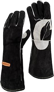 YESWELDER Leather Forge Welding Heat Resistant Gloves