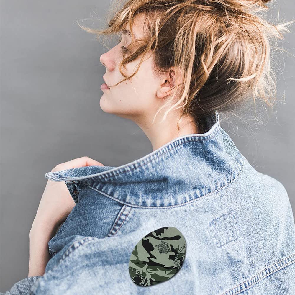 Toppe Termoadesive Mimetiche 16pz | Forma Ovale, 8 Colori | Per Jeans, Giacche, Zaini - Foto 3