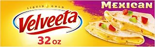 Velveeta Mexican Mild Pasteurized Cheese with Jalapenos, 32 oz Box - Melts Better & 50% Less Fat Than Cheddar