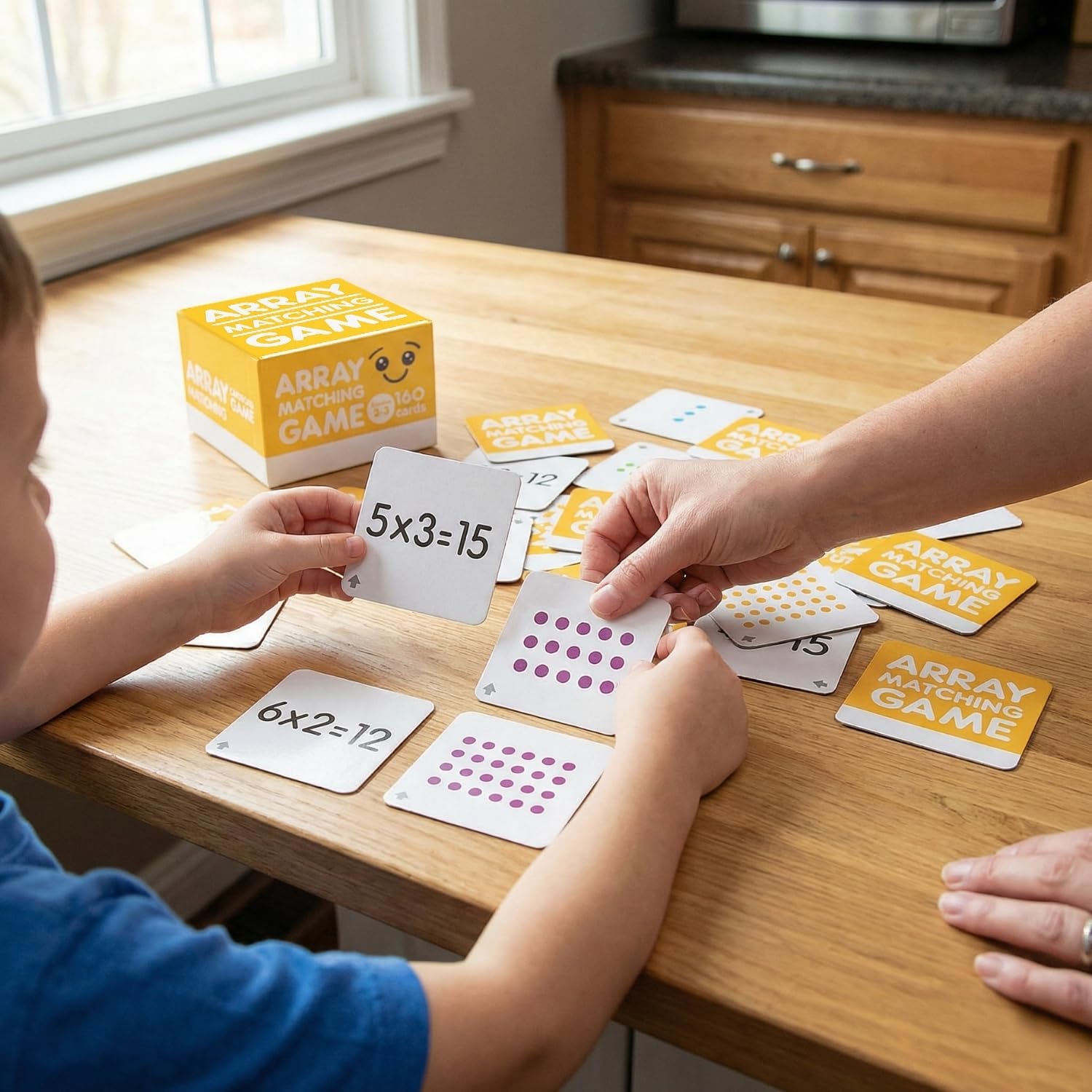 Fun Express Array Matching Game - 161 Pieces - Educational and Learning Activities for Kids