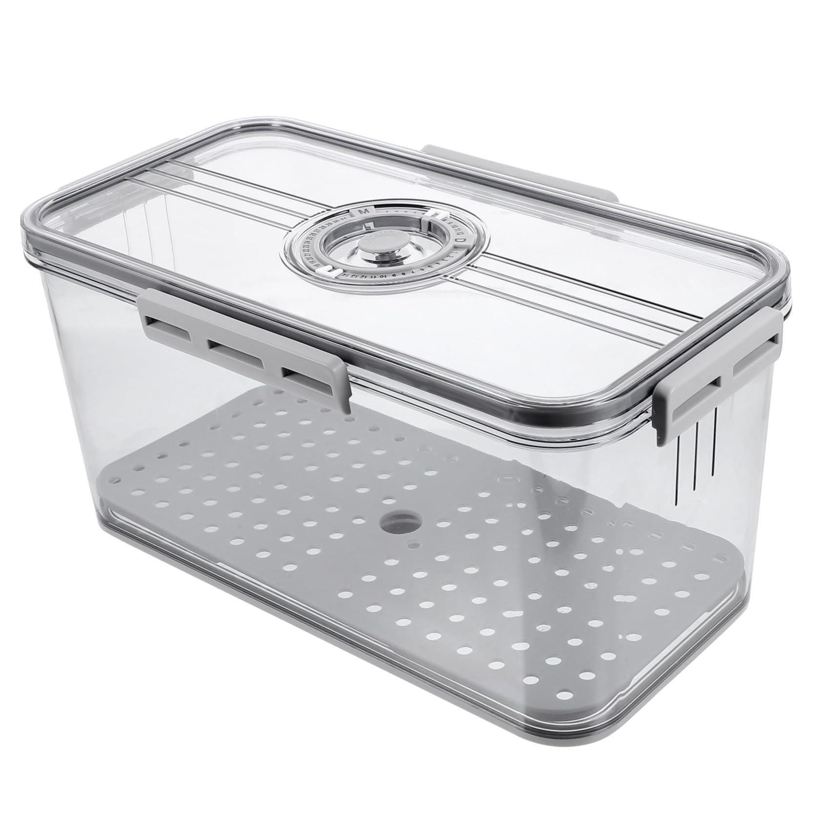 Ciieeo 2 Recipientes Herméticos Para Guardar Pan Con Registro De Y Tapa Para Mantener La Comida En La Cocina.