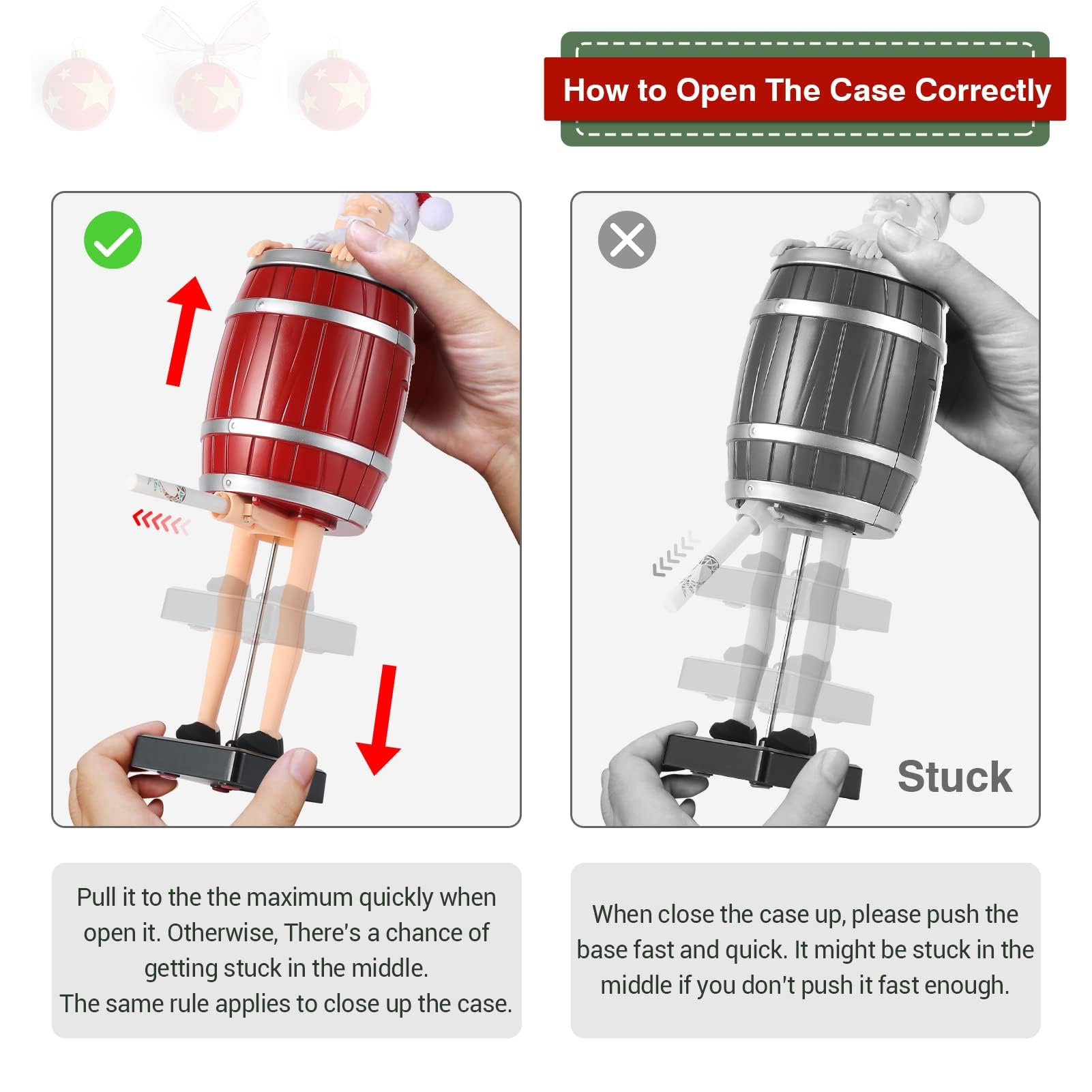 Amazon.com: CEVILIA Cigarette Holder Santa Cigarette Dispenser,Funny Cigarette  Dispenser Christmas Cigarette Case Barrel Cigarette Dispenser for Christmas  Party Home Decor, Prank Toy Gift for Man (Bald) : Health & Household