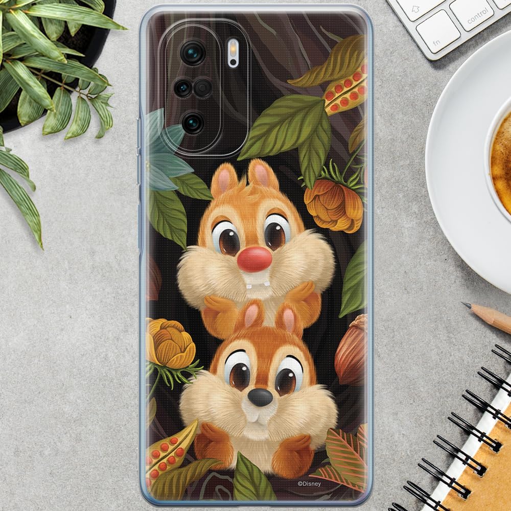 ERT GROUP Mobile Phone case for Xiaomi MI 11i/ REDMI K40/K40 PRO/Poco F3/ F3 PRO Original and Officially Licensed Disney Pattern Chip & Dale 002, case Made of TPU