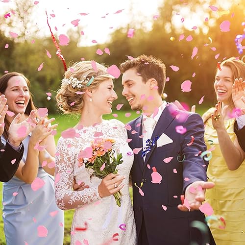 Miniatura 17 de Ouddy Decor 5000 pétalos de rosa artificiales para decoración de San Valentín, boda, evento nocturno romántico, aniversario, ducha, compromiso