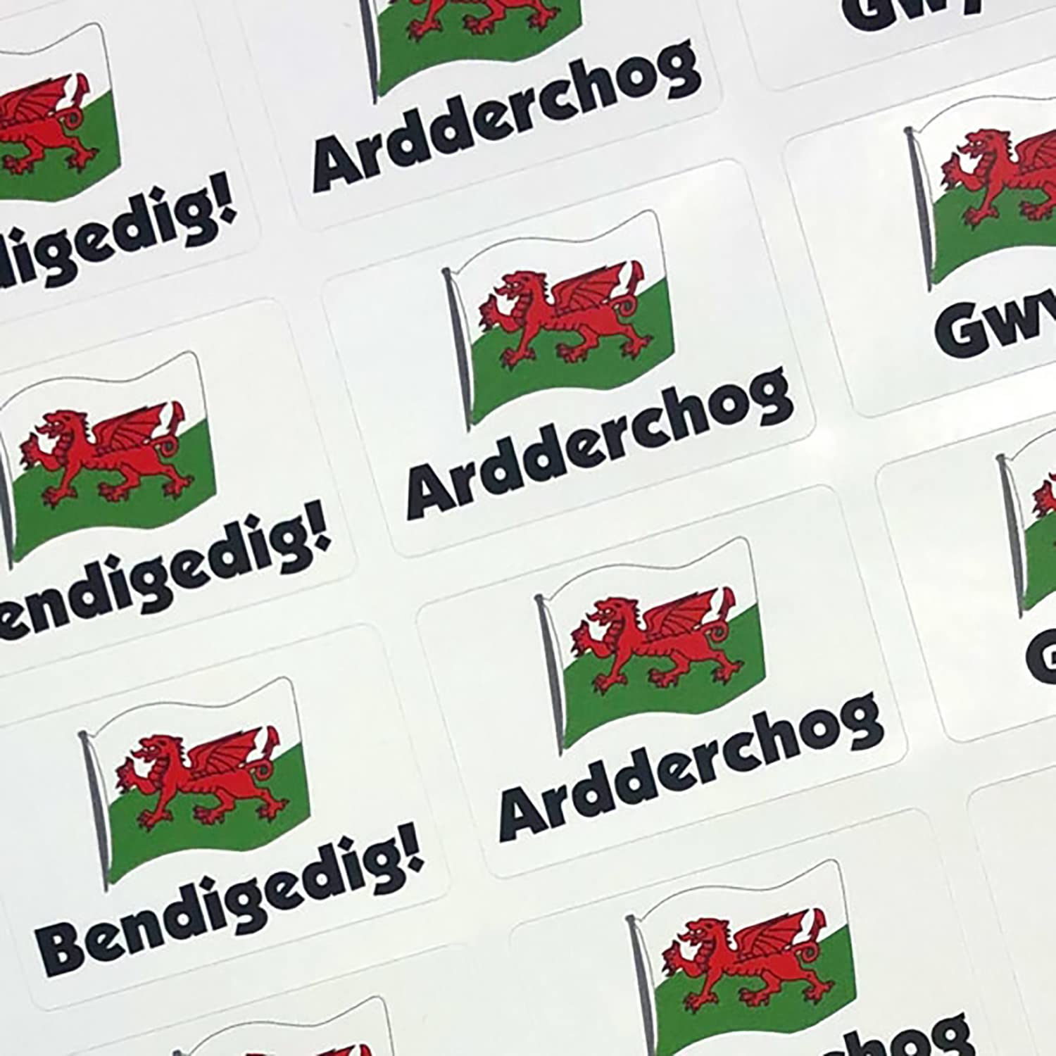 160 Mixed Welsh Flag Dragon Language Motivational Childrens Pupils School Praise Teachers Reward Stickers 46x30mm Primary Teaching Services