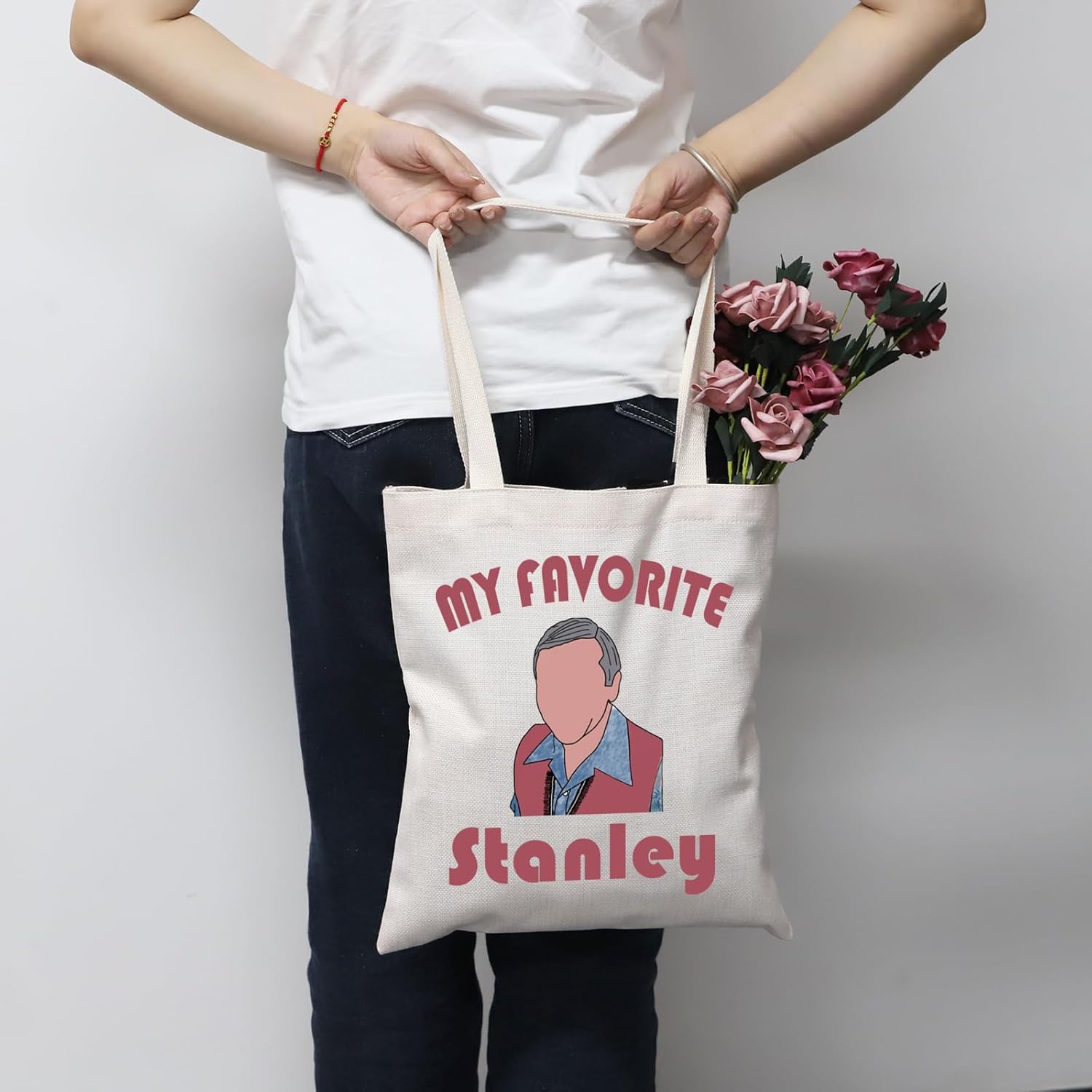 MNIGIU TV Show Inspired Gift S-tanley R-oper Tote Bag TV Show Lover Gift TV Show Fans Gift - Image 6