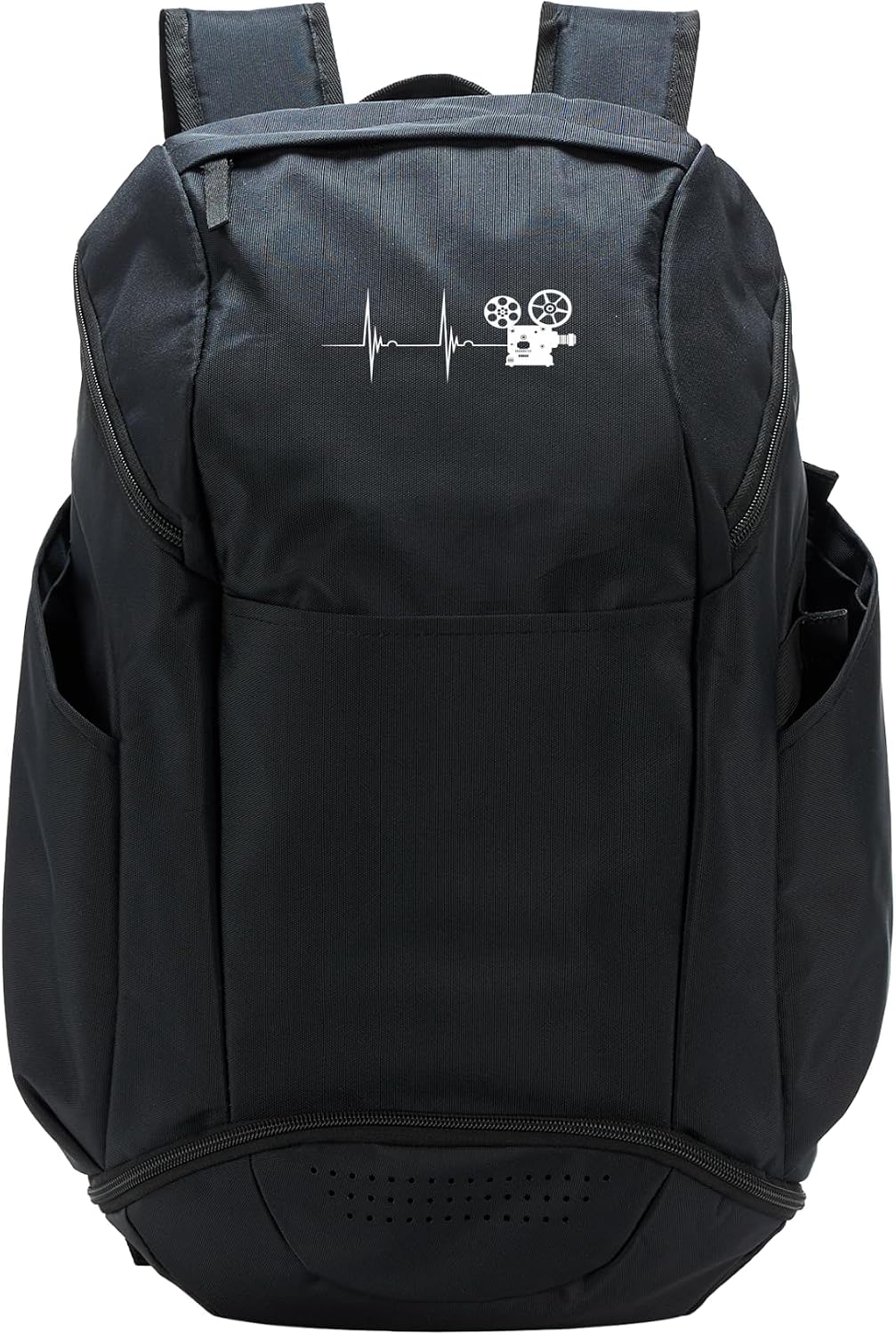 Film Director Camera Heartbeat EKG Pulse Cameraman Sport Backpack