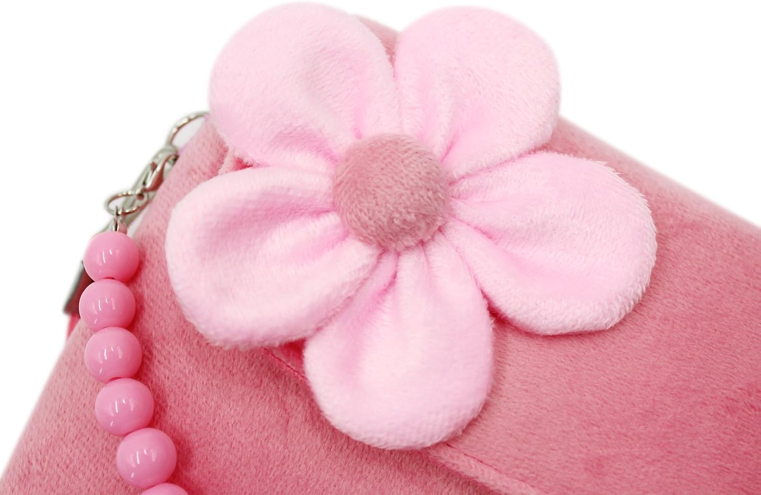 RARITYUS Little Girls Fashion Flower Crossbody Shoulder Bag Plush Handbag Mini Purse with Handle image 5 of 7 B077BS831Q