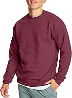 Vista 33 de Hanes Men's Ecosmart Fleece Sweatshirt, Pullover Crewneck Sweatshirt, Big & Tall, 1 or 2 Pack Denim Blue - 1 paquete