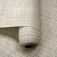 Vista 14 de Ansehan HA4001 - Revestimiento de pared hecho a mano con rayas de 36 pulgadas de ancho x 8 yardas de largo, texturizado, moderno, no prepegado, Gris