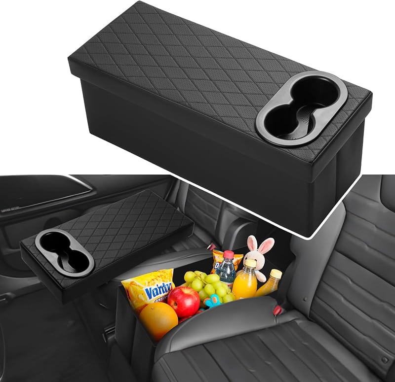 Organizador para Encosto de Banco Shademax com Porta-Copos para Kia Telluride 2020–2026, Preto