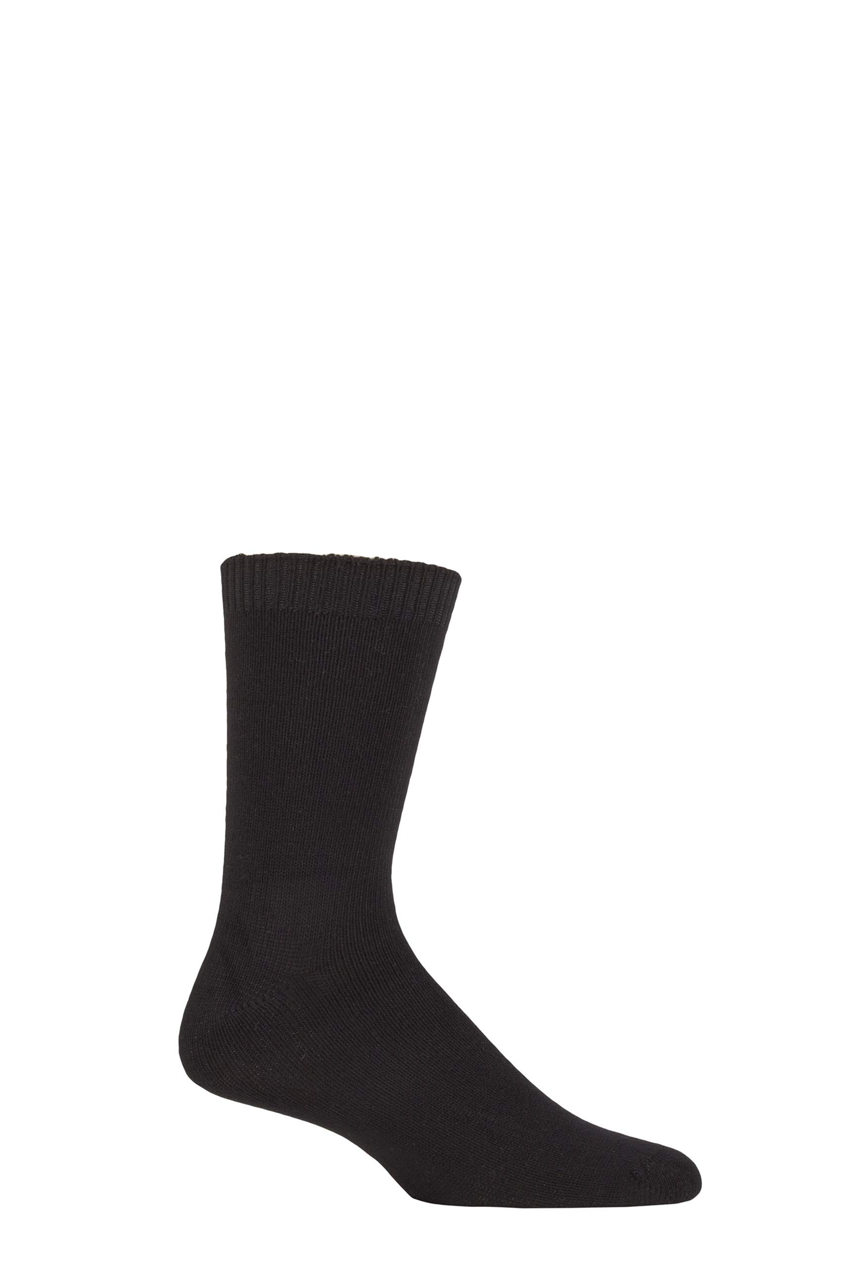 SockShop Lazy Panda Mens and Ladies Bamboo Socks Pack of 1 Black 7-11