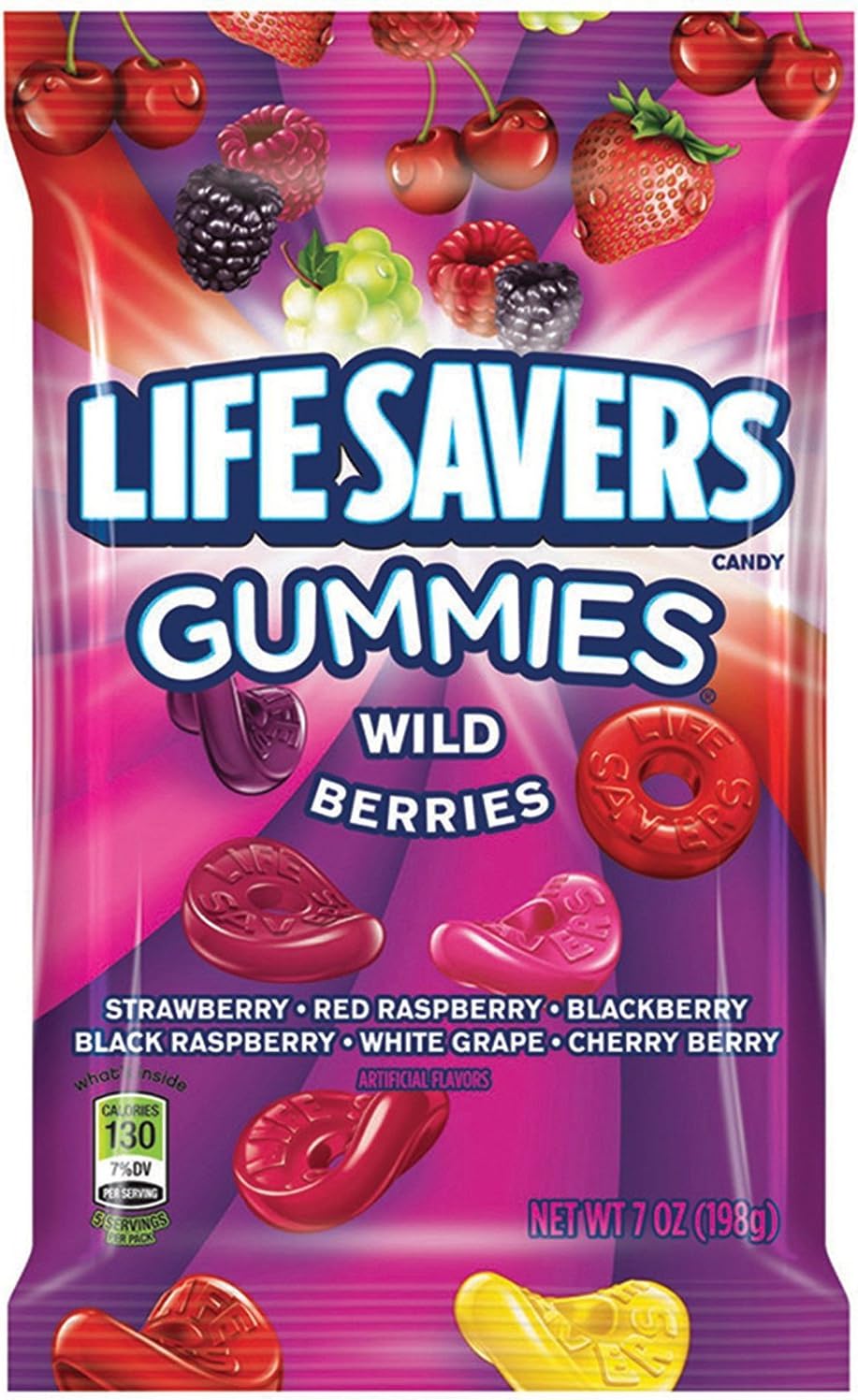 LifeSavers, Gummies Candy, Wild Berries - 7 oz (2 Pack)